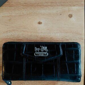 Coach Leather Black Wallet